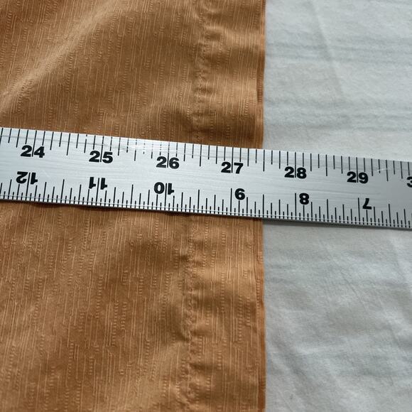 Coconut Bobs Mens Button Up Silk Shirt Size XL Orange Short Sleeve Cruise Beach - Picture 11 of 12